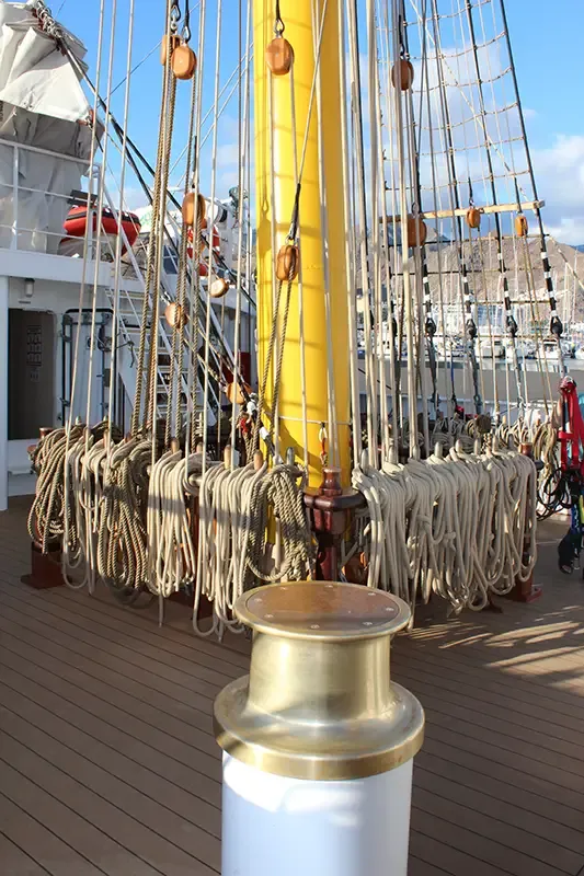 Classic Rope aboard a Yacht by LIROS Ropes 